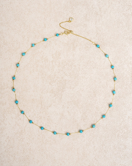 Blue Beads Necklace