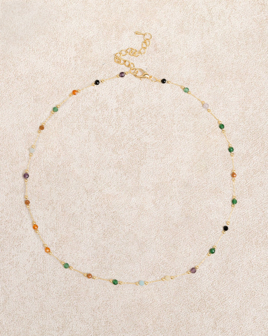 Gold Spacer Bead Necklace