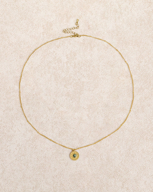 Gold Titanium Tteel Necklace
